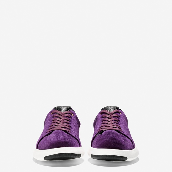NWT Cole Haan GrandPrø Tennis Velvet Sneaker W7.5B - Picture 3 of 6